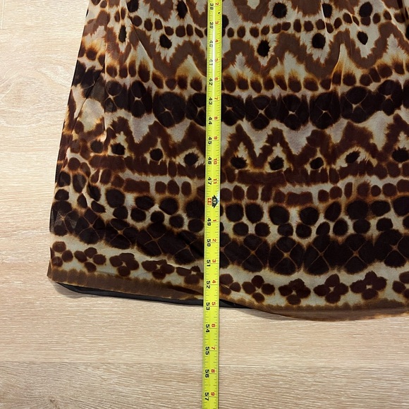 London Times Spaghetti Strap, Key Hole V Neck, Floral Animal Print, Maxi Dress 8 - Picture 9 of 12